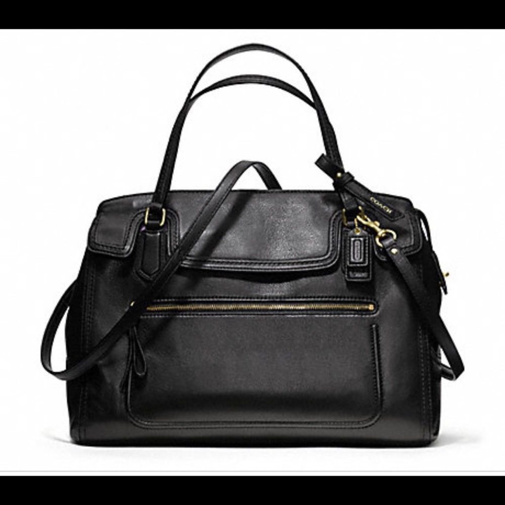 Coach Poppy Leather Satchel